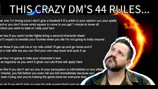 The 44 Rules of D&D Live Reaction