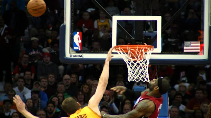 LeBron Deletes the Spencer Hawes Dunk!