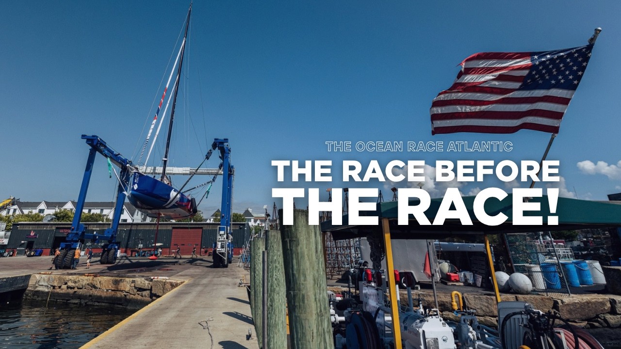 ⁣The Ocean Race Atlantic | Exclusive footage: the race against time to the start line ⏱️💥