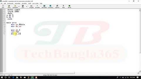 Assembly Language Programming 5 || Variable declaration in assembly