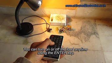 Remote Controlled AC Fan Regulator using ATmega8 - II