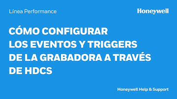 Cómo Configurar los Eventos y Triggers de la Grabadora a Través de HDCS