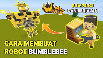CARA MEMBUAT ROBOT BUMBLEBEE V2 KEREN - MINI WORLD BLOCK ART ( TUTORIAL )