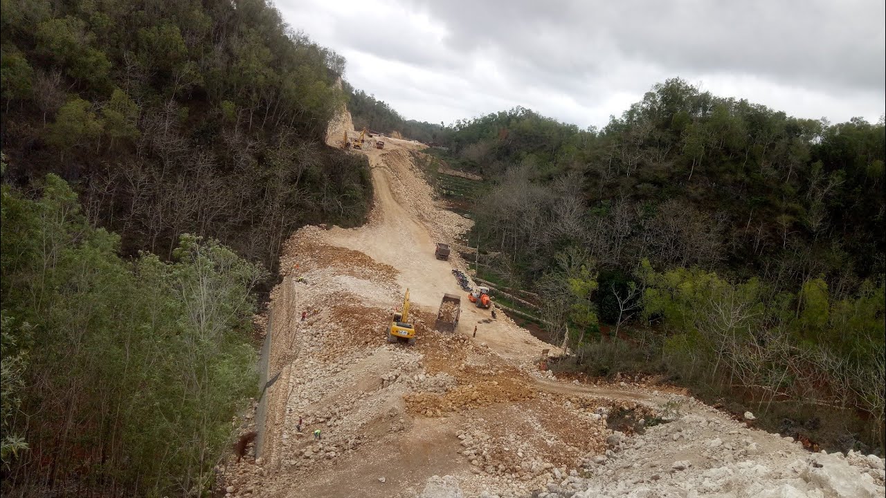 Mengintip Proses Pembangunan JJLS Desa Jeruk Wudel ( SD Wotawati - Bulu )