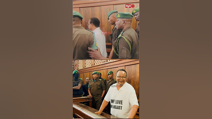 TAZAMA TUNDU LISSU ALIVYO TOLEWA MAHAKAMANI NA ULINZI MKALI.