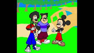 Max and his best friend P.J. visit Mickey to the Golf course Fanart Challenge Time.