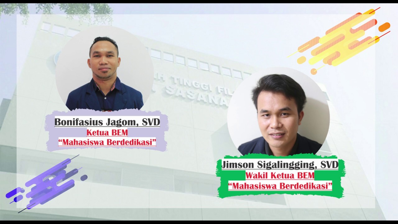 Perkenalan BEM Mahasiswa Berdedikasi | STFT Widya Sasana Malang - YouTube