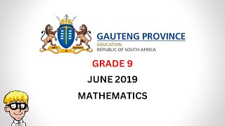 June grade 9 maths exam