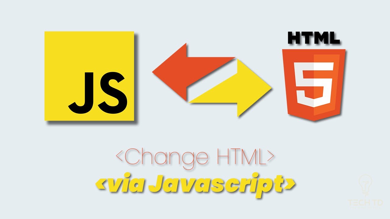 Change HTML via Javascript - YouTube