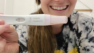 LIVE PREGNANCY TEST - 8DPO pregnancy #3!