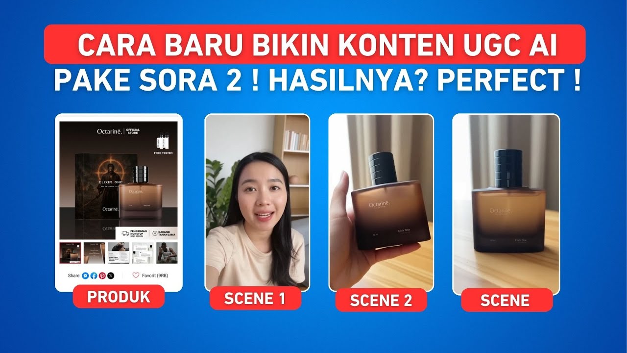 Tanpa Prompt ! Begini Bikin Konten UGC AI VIRAL Pake AGENT Sora 2 ...