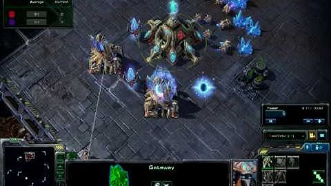 Starcraft 2 Beta Footage Fateholder Protoss v Zerg