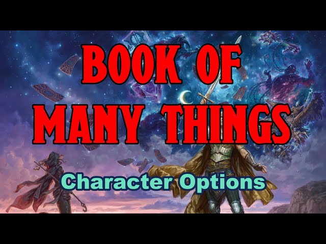 New Character Options: The Book of Many Things 5e 