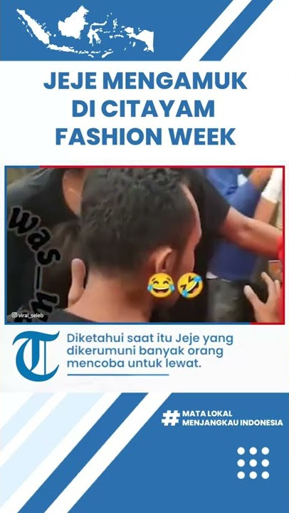 Viral Video Detik-detik Jeje Mengamuk Dikerumuni Orang di Citayam Fashion Week