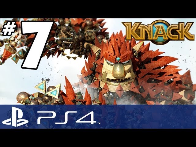 Knack Walkthrough - PART 7 - The Escape (PS4 Gameplay w