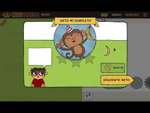 Hora del Código: Code Monkey nivel 0 a 3