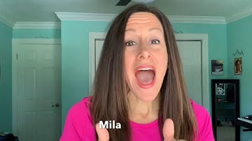 Learn to Spell MILA Toddler Song | Learn to Talk with Patty Shukla