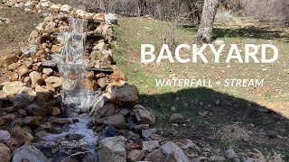 HOW TO BUILD BACKYARD STREAM, WATERFALL, AND POND