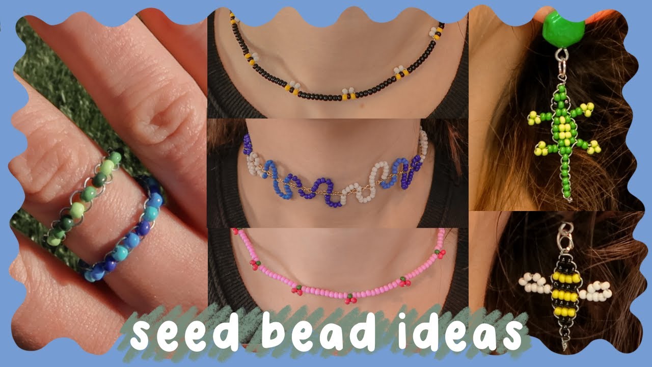 EASY SEED BEAD BRACELETS  Beaded necklace designs, Beaded jewelry