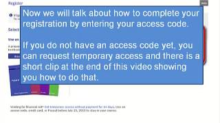 register in mymathlab