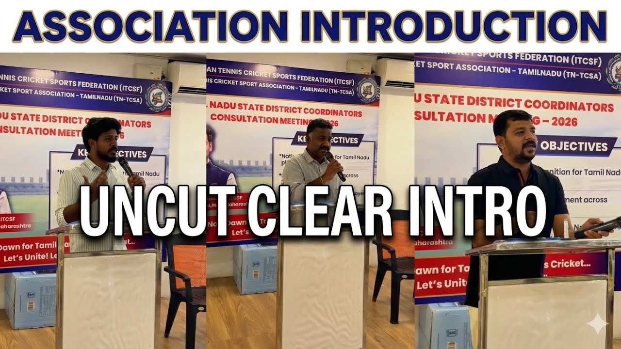 Uncut | TN-TCSA Association Meet Introduction | Clear Explanation Watch Fully 💯 | #itcsf #tntcsa