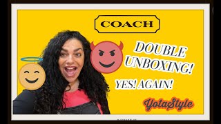 DOUBLE COACH UNBOXING! I CAN'T STOP!!!!