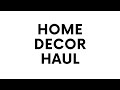 HOME DECOR HAUL - H&M HOME, IKEA