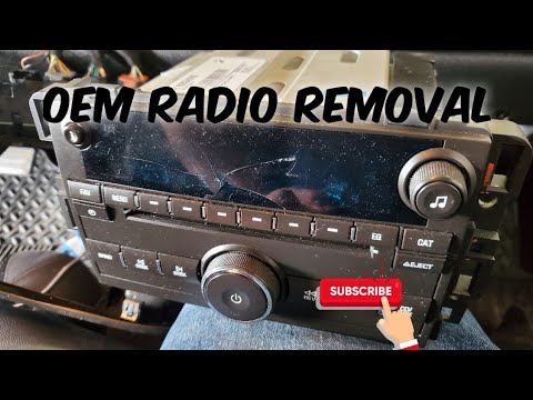 How to: Remove OEM Radio from a 2012 Chevrolet Silverado - YouTube