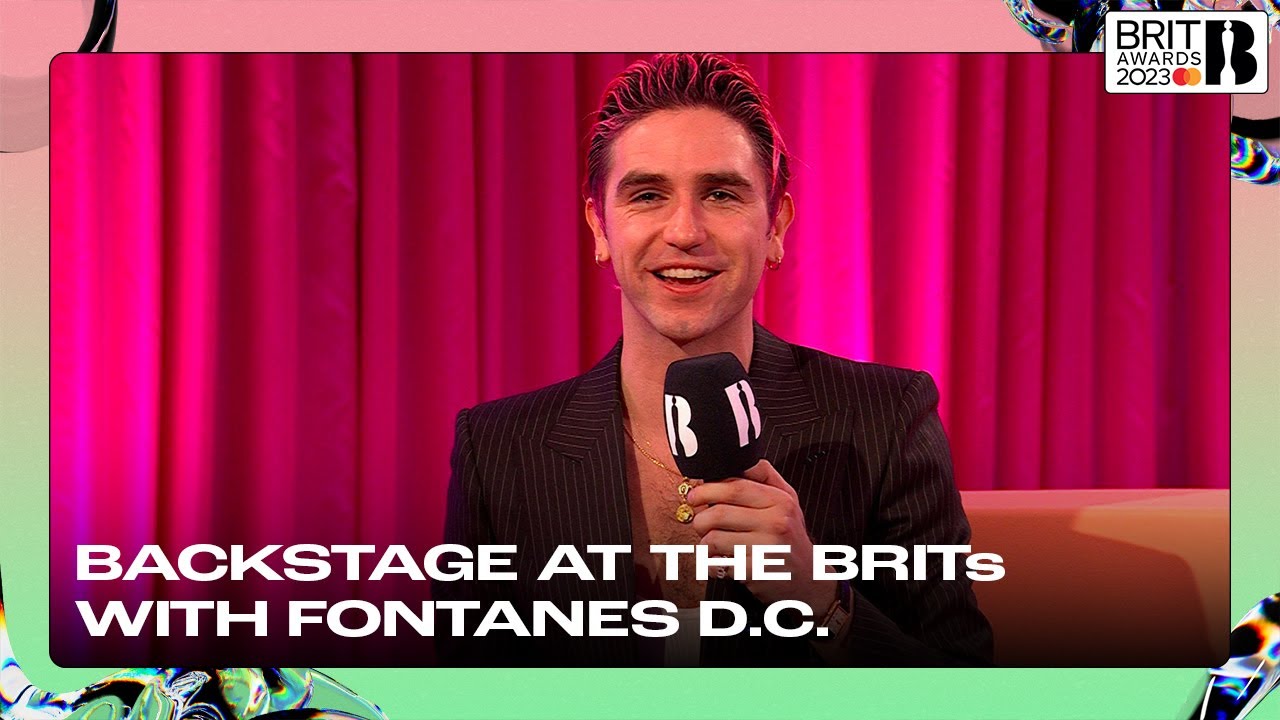 Fontaines D.C. backstage | The BRIT Awards 2023