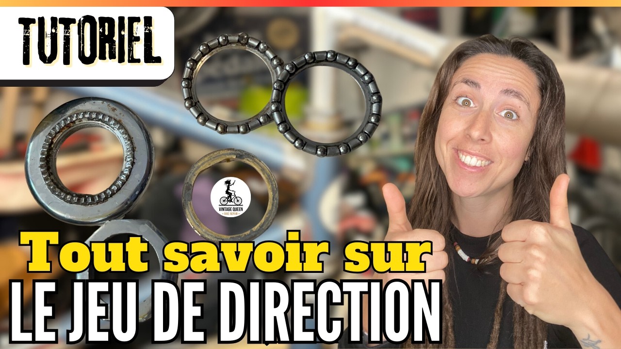 Comment règler un jeu de direction ? (point dur, roulements, tu sauras tout)