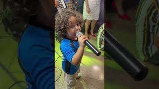 Cantei no show do papai 🤠 #aovivo #musica #infantil #show