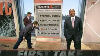 Stephen's A-List: Players worthy of a supermax deal 💰 | First Take screenshot 2
