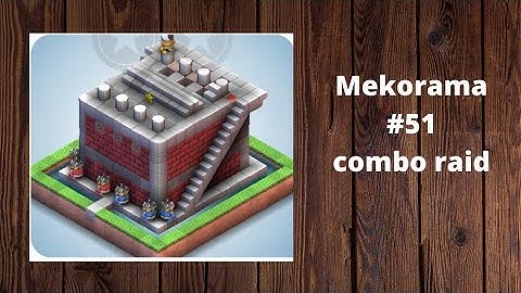 mekorama - combo raid - level 51 - walkthrough gameplay