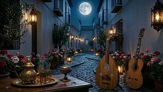 🌹 Romantic Relaxing Music – Moonlit Andalusian Night | 50 Min Arabic Oud & Spanish Guitar ✨🏮