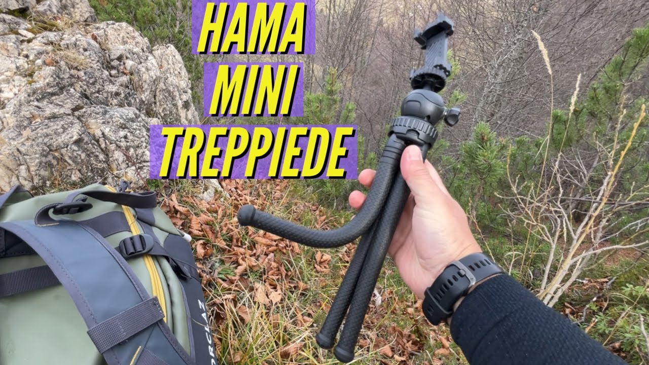 Treppiede Mini Hama Per Smartphone E Piccole Fotocamere - Gambe Flessibili E Clip Di Fissaggio - Foto 7