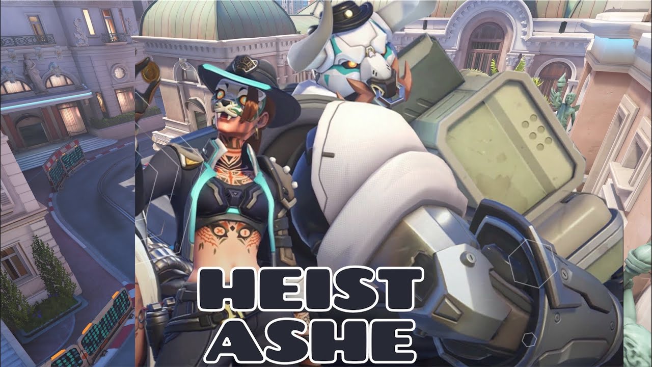 heist ashe!🖤 overwatch 2 ~ ashe gameplay