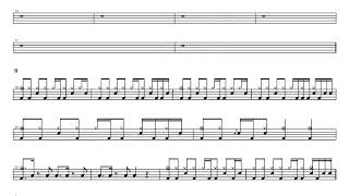 Daughtry-Heavy Is The Crown | Drum Score, Drum Sheet Music