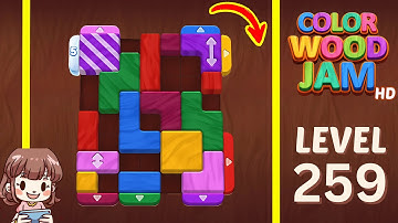 Color Wood Jam Level 259 Solution Walkthrough
