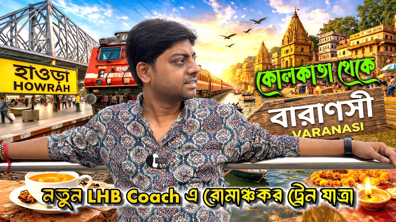 Kolkata to Varanasi | 13009 Doon Express New LHB Coach Train Journey ...