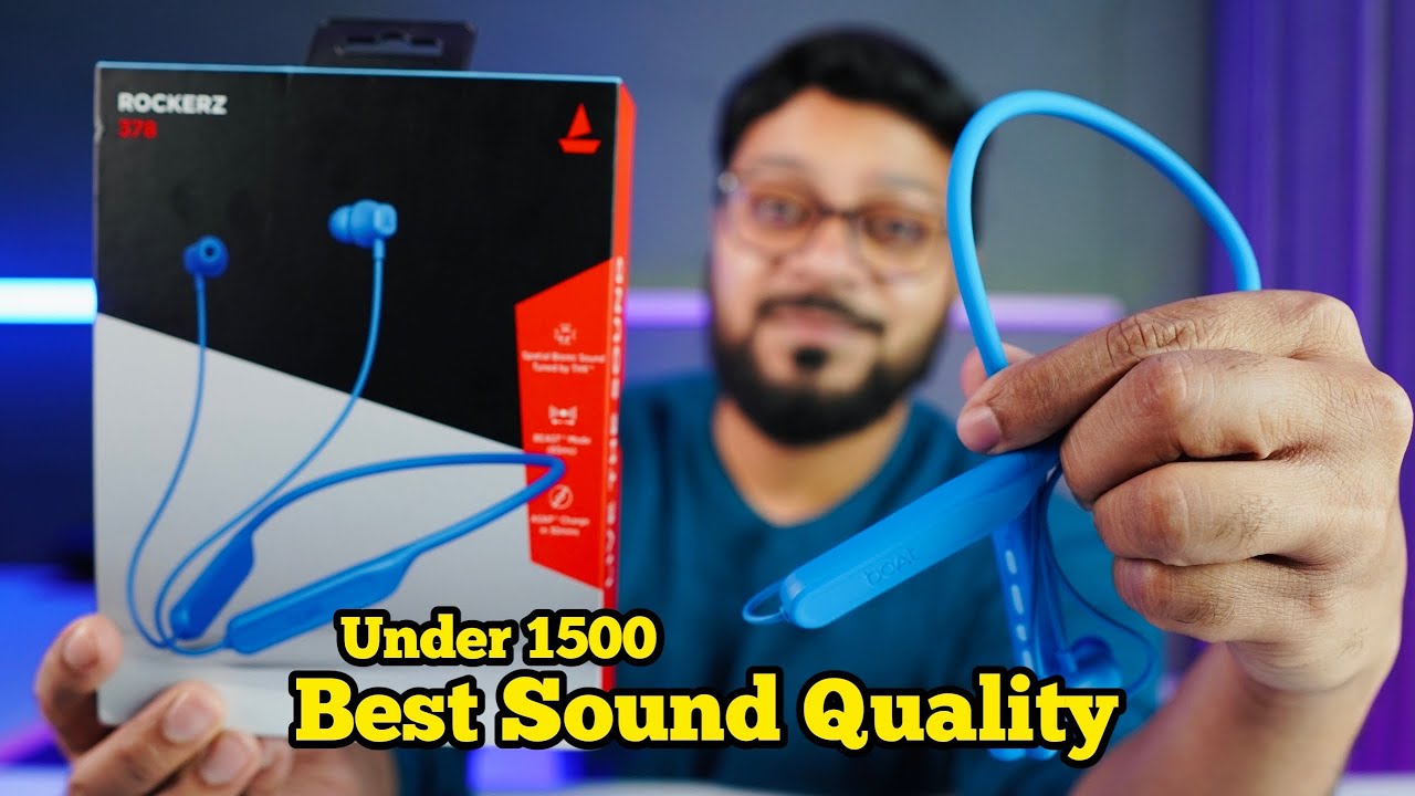 This is Best Neckband under 1500 | Boat Rockerz 378 Neckband Review