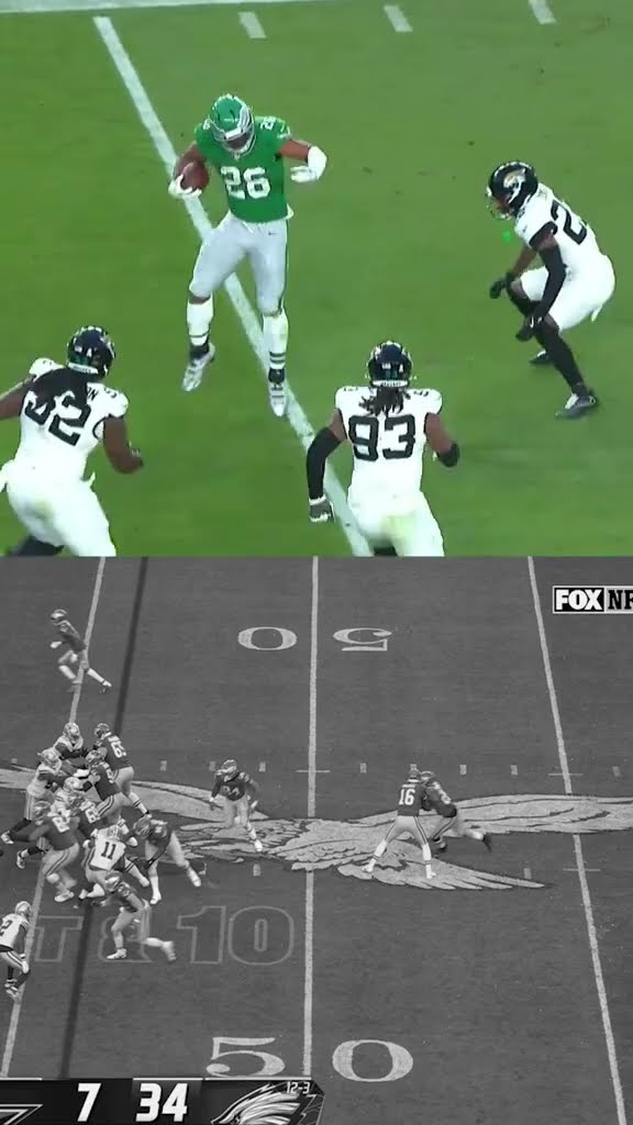 Saquon doesn’t lose in Kelly Green ??