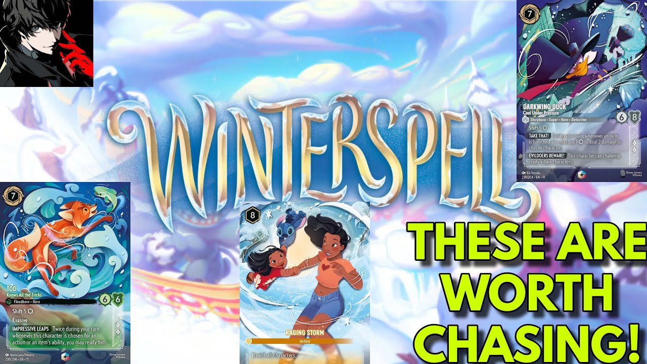 Обзор легендарных и суперредких карт для Winterspell!