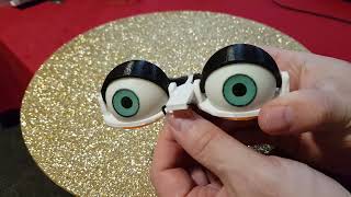 Wip 3D-Printed Movable Puppet Eyelids And Eyes