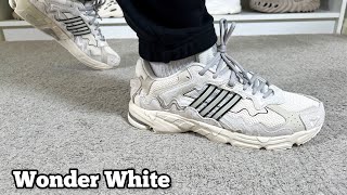 Bad Bunny x Adidas Response CL Wonder White Review& On foot - YouTube