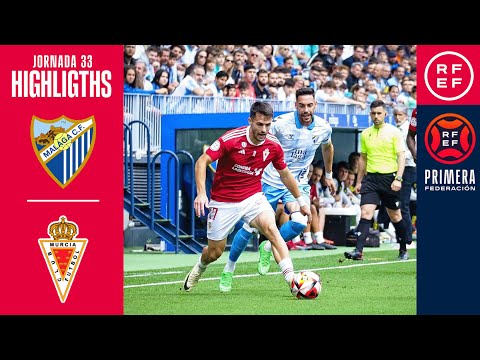 Resumen #PrimeraFederación | Málaga CF 0-0 Real Murcia CF | Jornada 33, Grupo 2