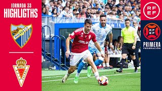 Resumen #PrimeraFederación | Málaga CF 0-0 Real Murcia CF | Jornada 33, Grupo 2