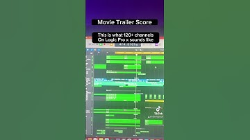 Movie Trailer Score Logic Pro x #fyp #trailer #score #producer  #composer