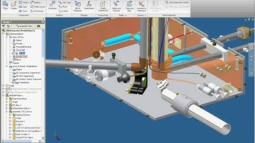 Autodesk Inventor assembelly and file structure using a magic angle spinning DNP probe as an example