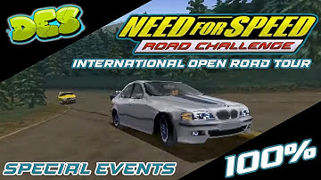 NEED FOR SPEED: ROAD CHALLENGE - PART 9 SPECIAL EVENTS - 𝙄𝙣𝙩𝙚𝙧𝙣𝙖𝙩𝙞𝙤𝙣𝙖𝙡 𝙊𝙥𝙚𝙣 𝙍𝙤𝙖𝙙 𝙏𝙤𝙪𝙧 100% PS1