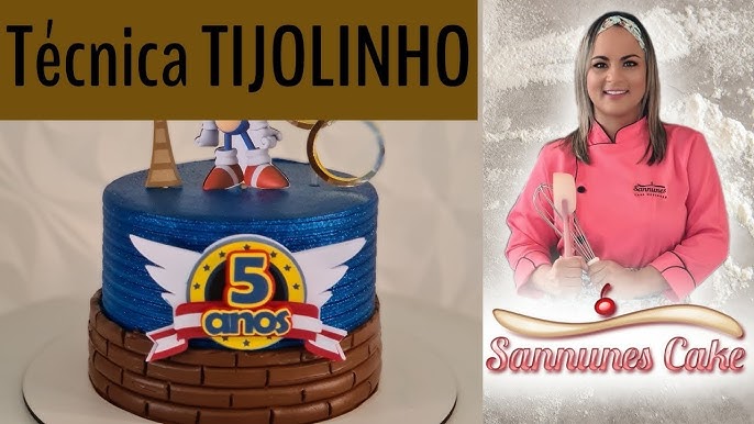 Preciosos cakes - Bolo de chantilly! Minecraft! Topper